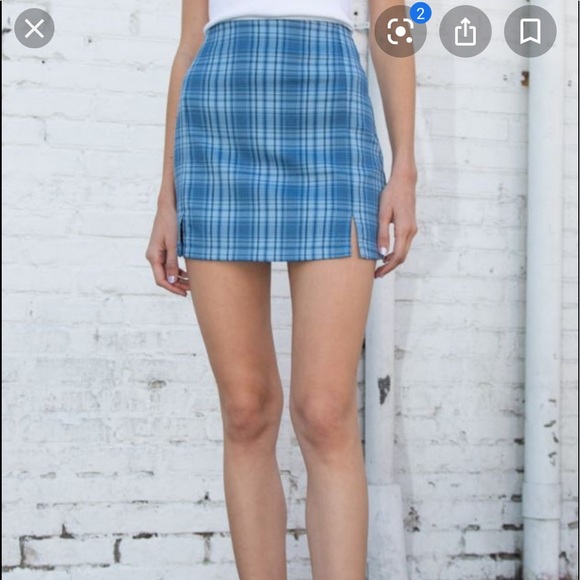 Brandy Melville Dresses & Skirts - LIMITED TIME: BUY NOW Blue & White Mini Skirt